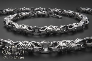 Авторская цепочка из серебра 11, фото