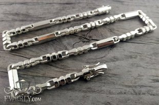 Товстий срібний ланцюг, фото